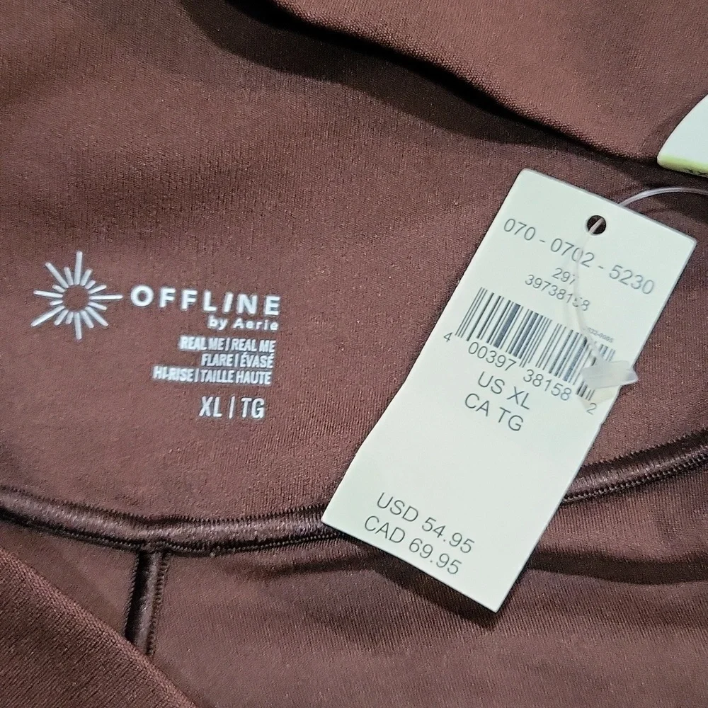 OFFLINE By Aerie Real Me High Waisted Crossover Flare Legging - Picture 8 of 10